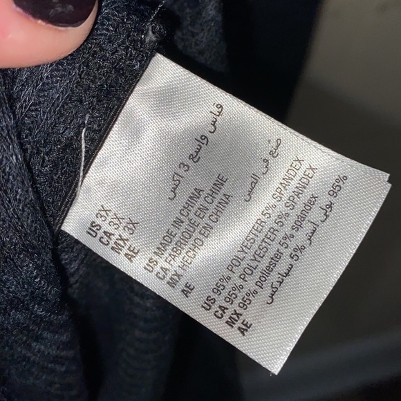 And now this dress heather gray ribbed knit soft cinch sides stretch 3x‎ NEW - Picture 5 of 5